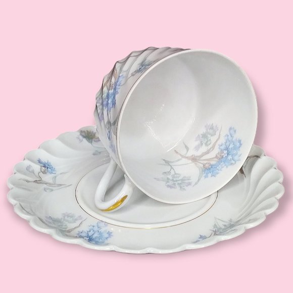 Haviland Limoges Dining Haviland Limoges Teacup Saucer Set Bergere